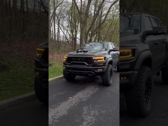 MATTE BLACK RAM TRX WITH VOSSENS ON 37s!! #new #shorts