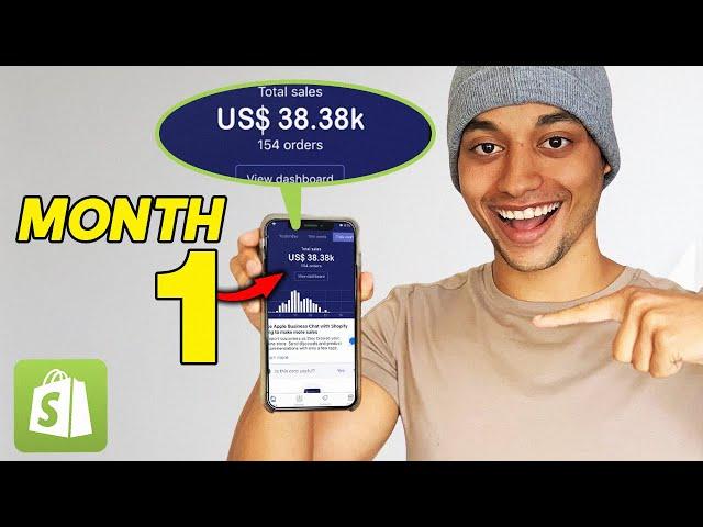 $38,015 My FIRST Month on Shopify | Here's What I Did (Shopify Dropshipping)