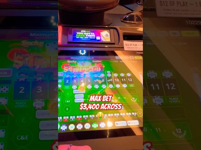 $3,400 MAX BET! Bubble Craps! How much can I run it up?