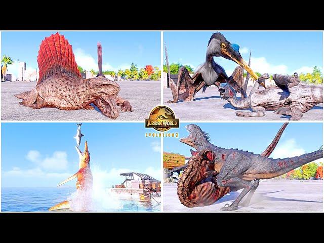 Some of The Most Favorite Dinosaur & Reptiles Animations Part 2  Jurassic World Evolution 2 - JWE