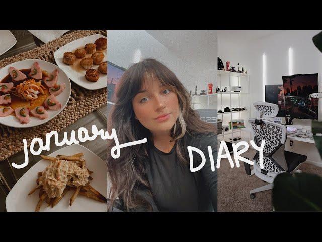 lunar new year festival, learning japanese, taking self portraits.. | january diary