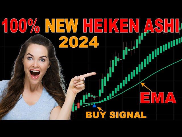 This is THE BEST NEW Heiken Ashi + EMA Trading Strategy || Very High Winrate