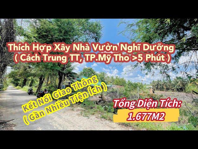 T506-BÁN 1.677M2 ĐẤT MẶT TIỀN ĐƯỜNG TRẦN THỊ ĐIỂU, XÂY NHÀ VƯỜN HOẶC VILAGIÁ: 2xxTY/NỀN 11.3x77