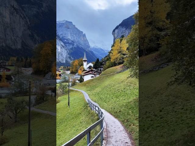 O “photo point” mais instagramável de #LAUTERBRUNNEN, na Suíça Alemã!#shorts #suíça #casalsemcep