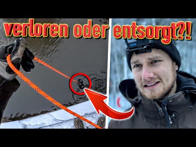 Was liegt VERBORGEN IM KANAL und bleibt am STARKEN MAGNETEN hängen?!  (Magnetfischen in Schweden)