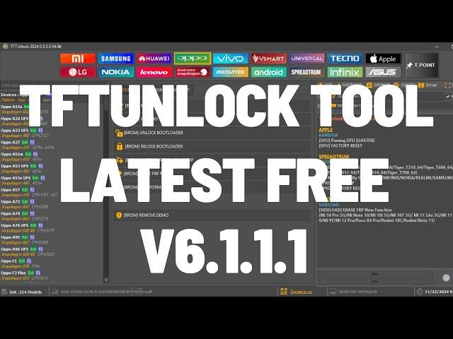 TFT UNLOCKER DIGITAL V6.1.1.1 TFTUnlock Tool 2025 #1 FREE UnlockTool