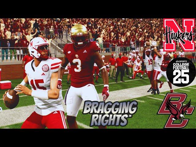 College Football 25 | Nebraska vs #4 Boston College | Bragging Rights Season 2 Week 7