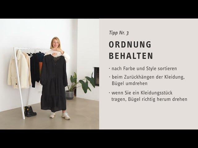 LANIUS | Minimal Wardrobe | Tipps für mehr Minimalismus im Kleiderschrank