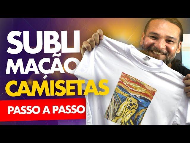 SUBLIMAÇÃO em CAMISETAS - Do iniciante ao avançado.