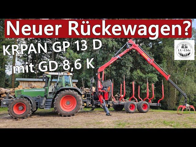 Neuer Rückewagen? KRPAN GP 13 D mit GD 8,6 K | Ersteinsatz!?