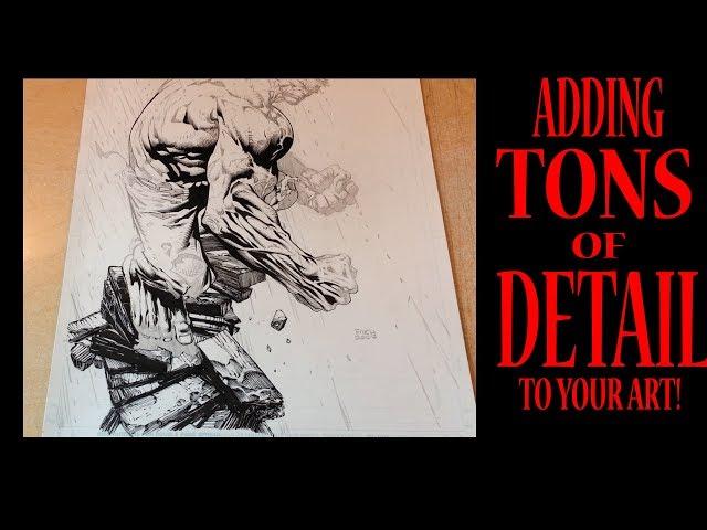 ADDING TONS OF DETAIL TO YOUR ART - Comics and Illustration style