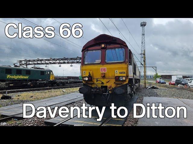 Freight Driver's Eye View: Daventry to Ditton