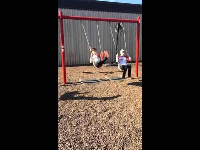 how to jump from a swing