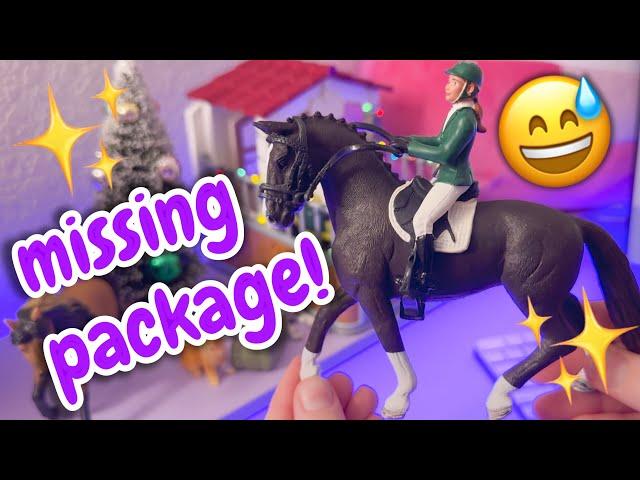 Unboxing my MISSING PACKAGE of SCHLEICH!