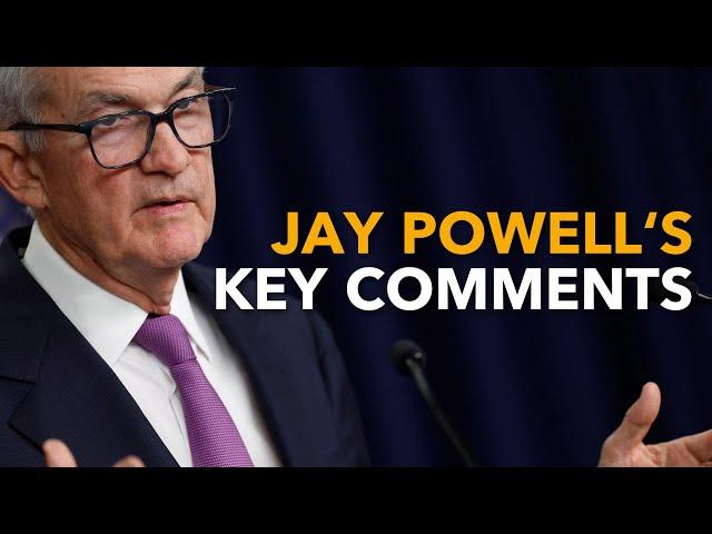 Fed Chair Jay Powell's press conference in under a minute