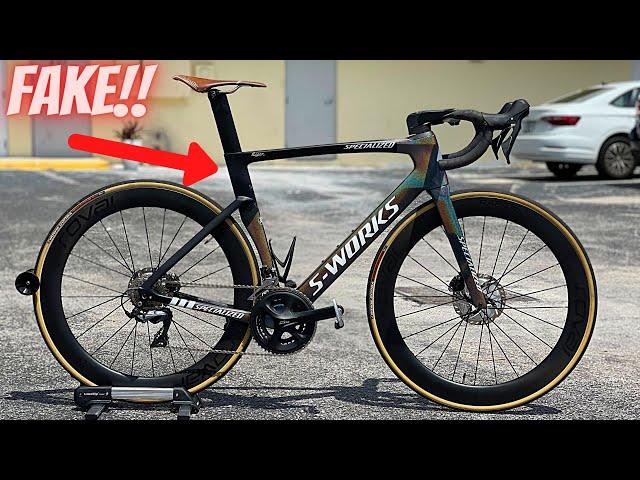 HOW TO SPOT A FAKE SPECIALIZED CHINESE ROAD BIKE!!