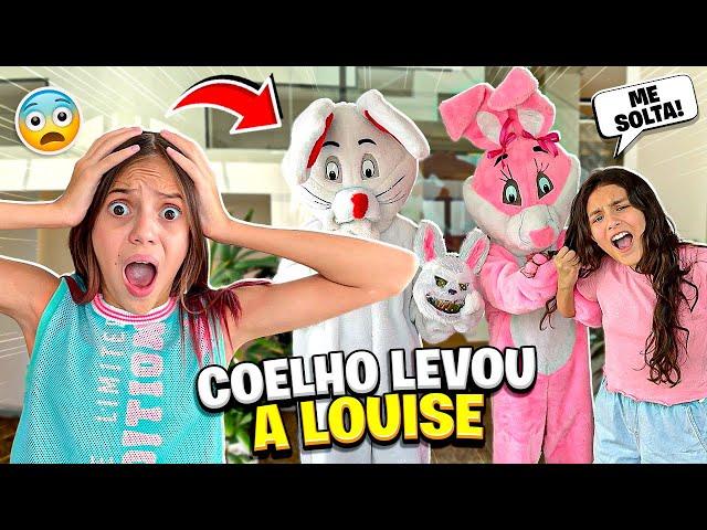 APARECEU MAIS UM COELHO MALVADÃO E ENGANOU A JÉSSICA E A LOUISE *deu ruim