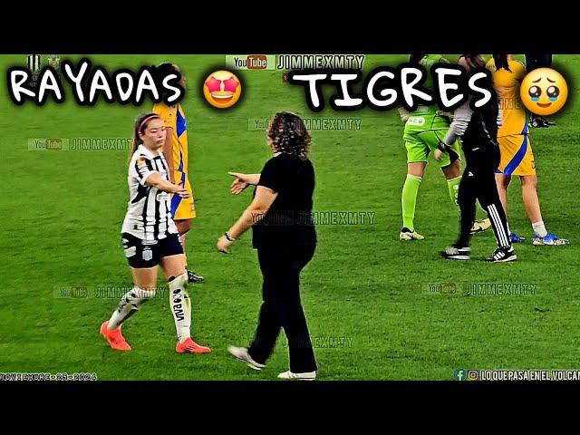 CELEBRACIÓN RAYADAS CAMPEONAS 2024  vs TIGRES FEMENIL | Las dos caras de la moneda #ligamxfemenil