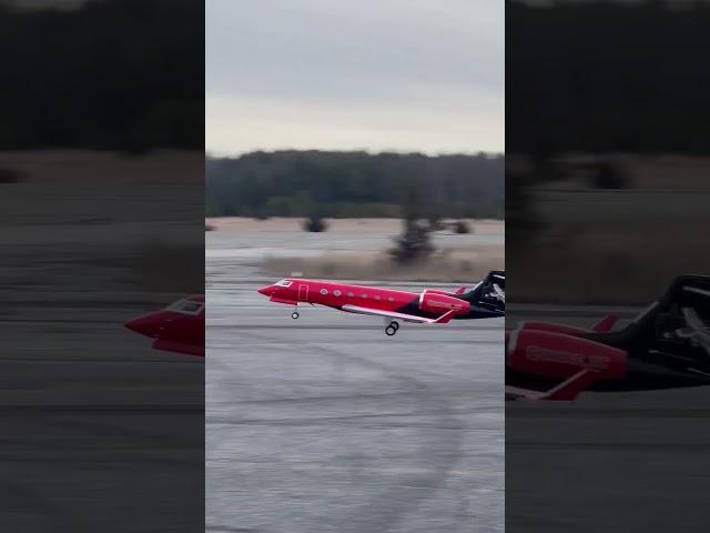 First time landing custom RC Private Jet 