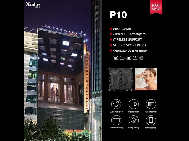 Outdoor LED screen panel