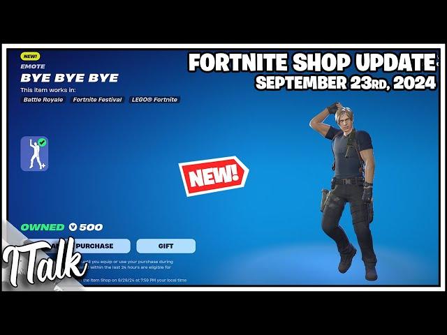 *NEW* BYE BYE BYE DEADPOOL EMOTE! Fortnite Item Shop [September 23rd, 2024] (Fortnite Chapter 5)