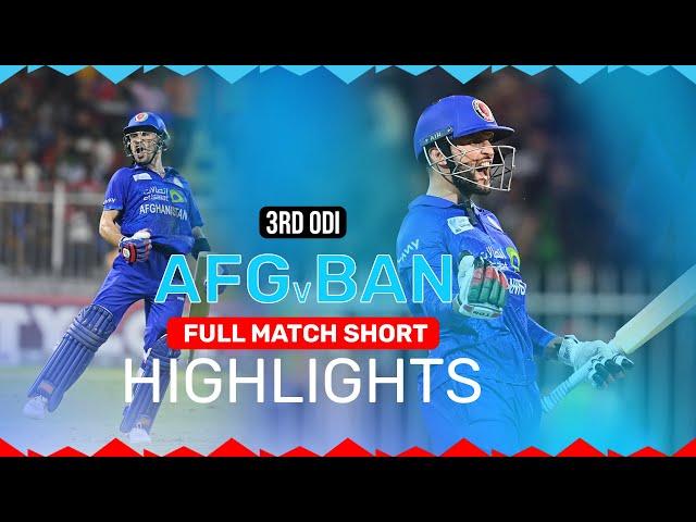 Full Match Short Highlights | Afghanistan Beat Bangladesh 2-1 | AFG v BAN | ACB | Sharjah