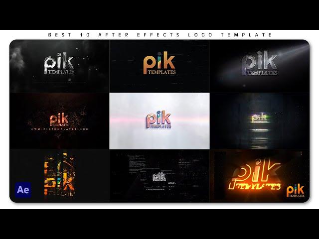 Top 10 Free Logo Templates for After Effects | Free Download | Pik Template