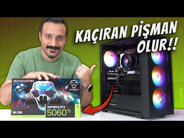 İDDİA EDİYORUM PİYASANIN EN F/P RTX 5060 Ti 16GB ve DDR5'li Sistemi