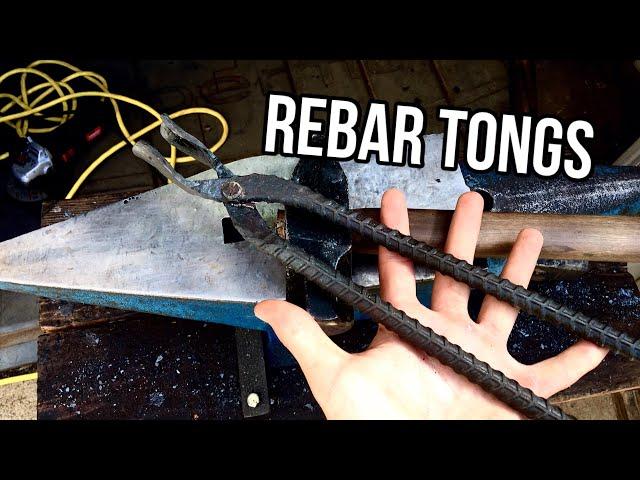 Forge Rebar Tongs and Save Money! | Blacksmithing Project for Beginners