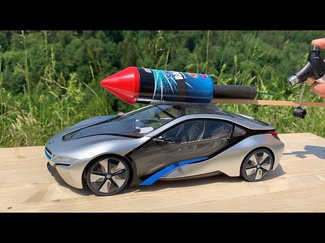 Rocket powered BMW i8 RC CAR !!