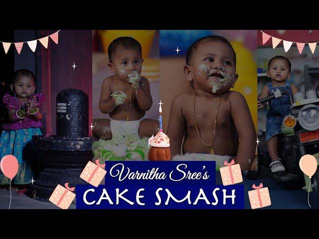 Varnitha Sree's 1st Birthday Song | Cake Smash | Save The date Video |