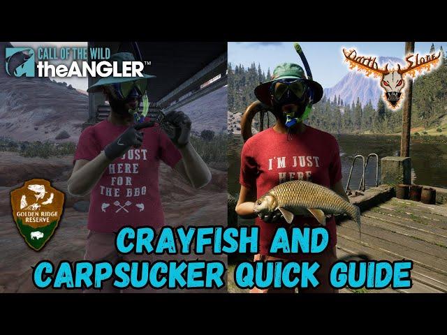 Signal Crayfish and River Carpsucker Quick Guide -the Angler