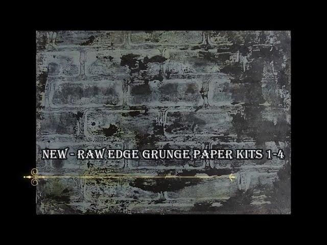 Raw Edge Grunge Paper Kits 1-4 - With Kory - The Art Archaeologist