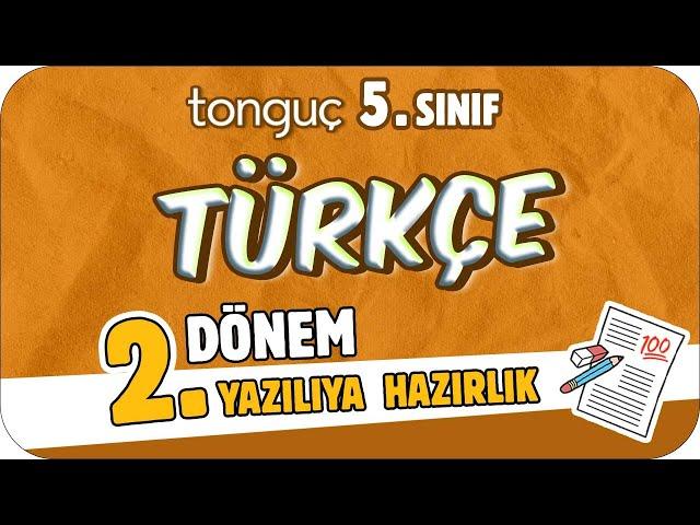 5.Sınıf Türkçe 2.Dönem 2.Yazılıya Hazırlık  #2024
