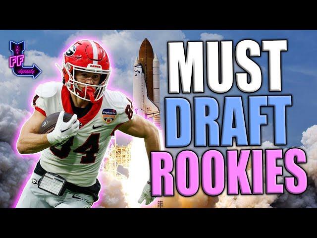 9 ROOKIES I CAN’T STOP DRAFTING FROM EVERY ROUND - 2024 Dynasty Fantasy Football Ladd/Bowers/Burton