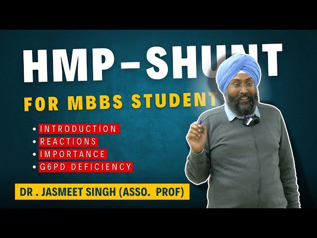 Lecture On HMP Shunt(Pentose Phosphate Pathway)Explained | Biochemistry Lecture with Mnemonic | MBBS