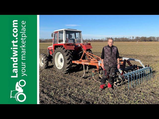 Selbst gebauter Striegel für Bio-Landwirtschaft | landwirt.com