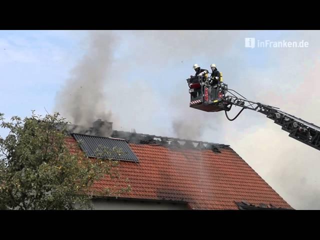 Wohnhausbrand in Schlüsselfeld