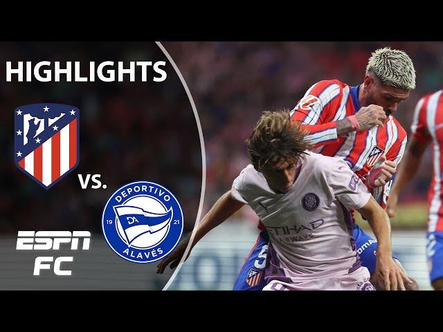  GRIEZMANN SCORES  Atletico Madrid vs. Alaves | LALIGA Highlights | ESPN FC