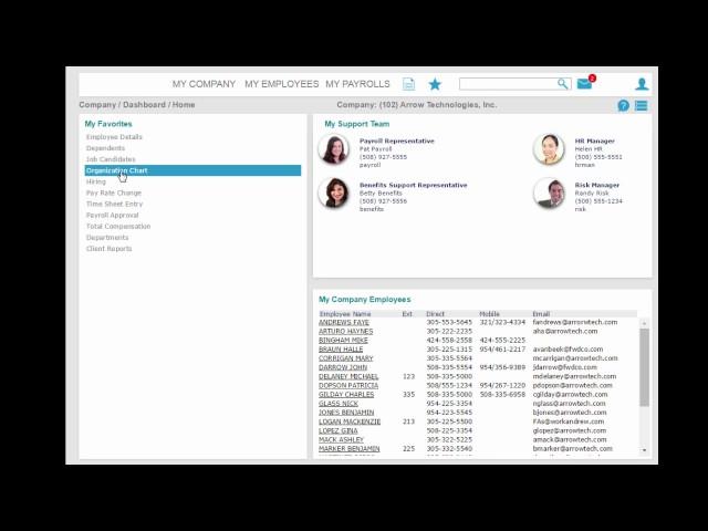 Manager Self Service Demo- Optimum Employer Solutions HR Cloud