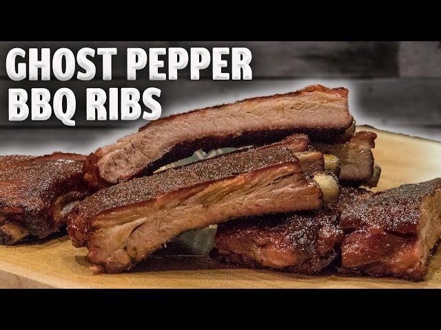 EXPERIMENT | Ghost Pepper & St. Louis Ribs??? | Ft. Kosmos Q