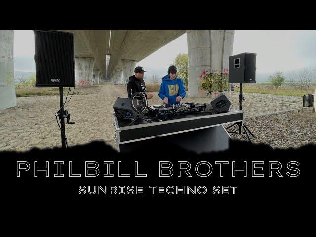 PhilBill Brothers Sunrise Techno Set / 6.11.2022 / Prague