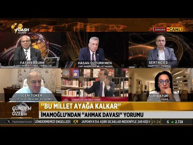 Cem Toker- CHP'NIN EKSIKLARINI BIZI AKP'DEN KURTARSIN DIYE SÖYLÜYORUZ-GÜNDEM ÖZEL FLASH 4 EYLUL 2024