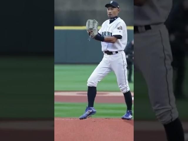 48-year-old Ichiro Suzuki throws 94 mph first pitch at Mariners game 