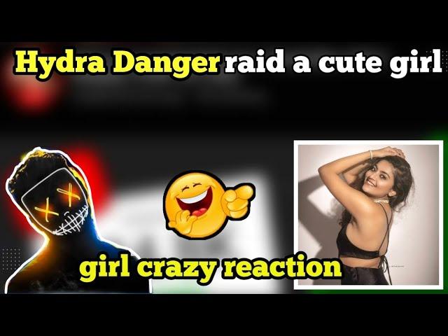 Hydra Danger Raid A Cute Girl Girl Crazy Reaction#hydradanger #blackcat  #bgmi