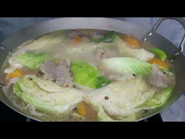 GANITO DIN BA KAYO MAGLUTO NG "NILAGANG BABOY"???  WOW SABAW L#nilaga #baboy #nilagangbaboy