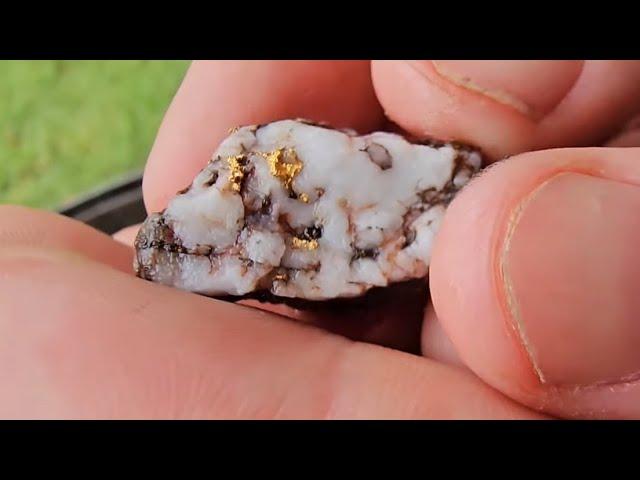 Caustic Soda Disolves Solid Rock and Reveals Gold 🫠