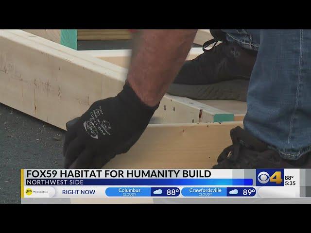 FOX59 Habitat for Humanity build: Dreams come true for local homebuyer