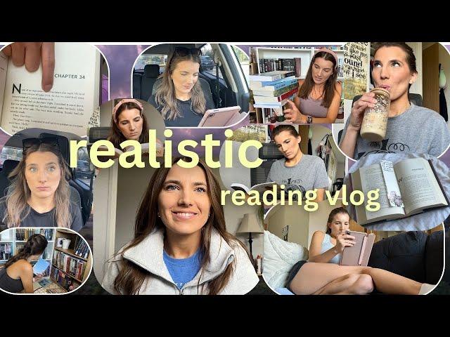 how much I realistically read in a weekwith a full time job reading vlog