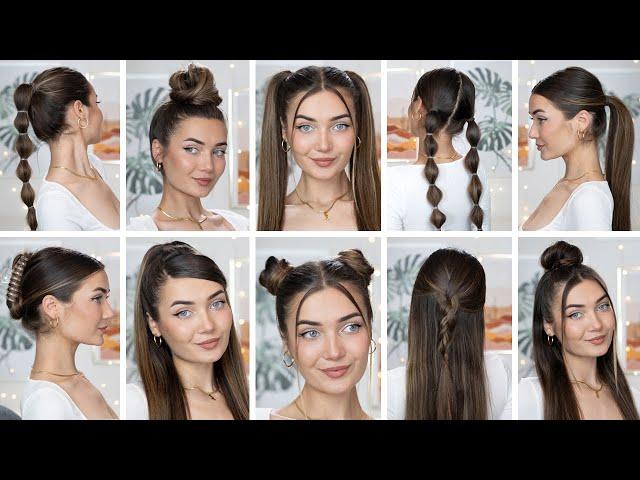 10 EASY HEATLESS BACK TO SCHOOL HAIRSTYLES!